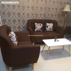 Sofa Minimalis Brown Set
